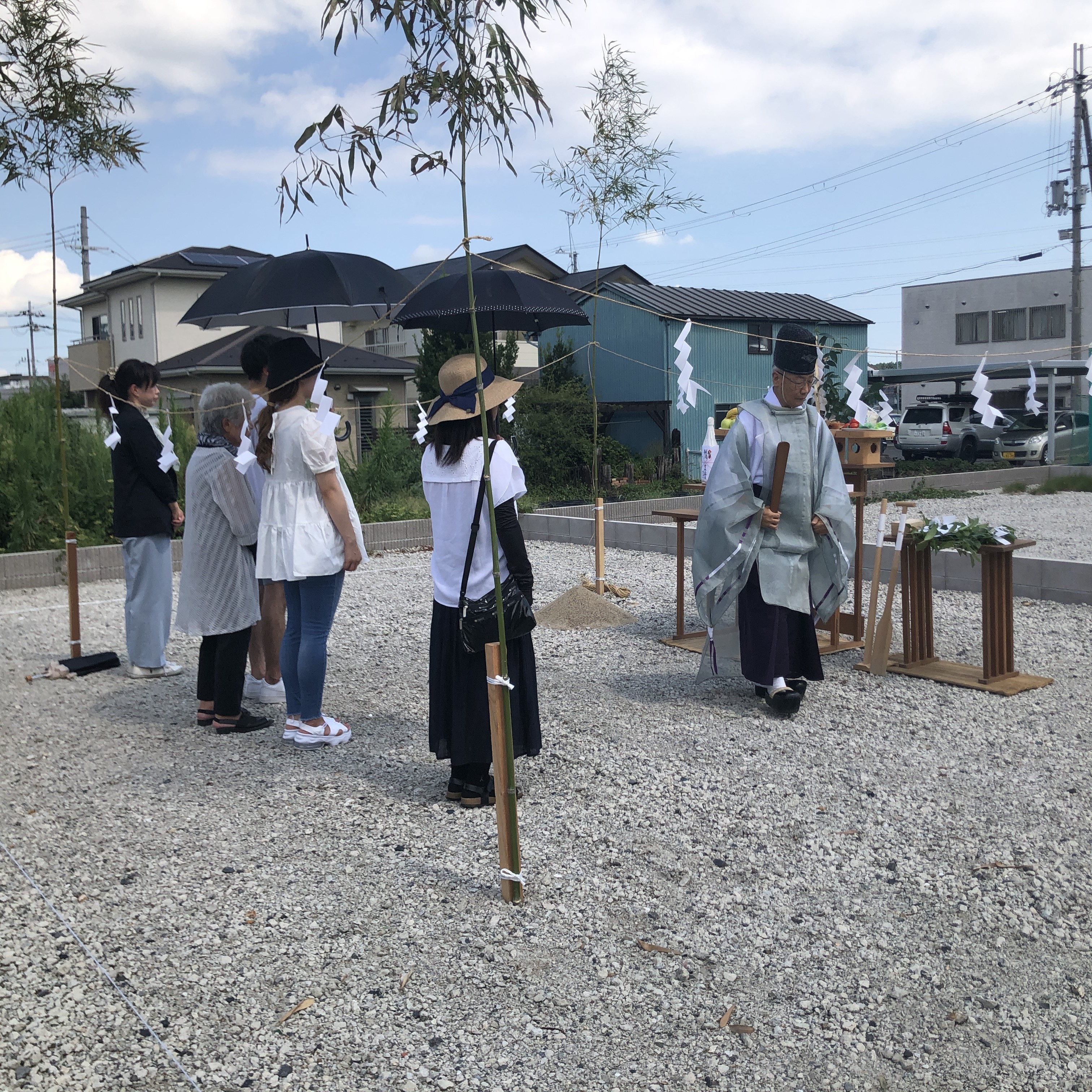 日野町大窪の家　地鎮祭